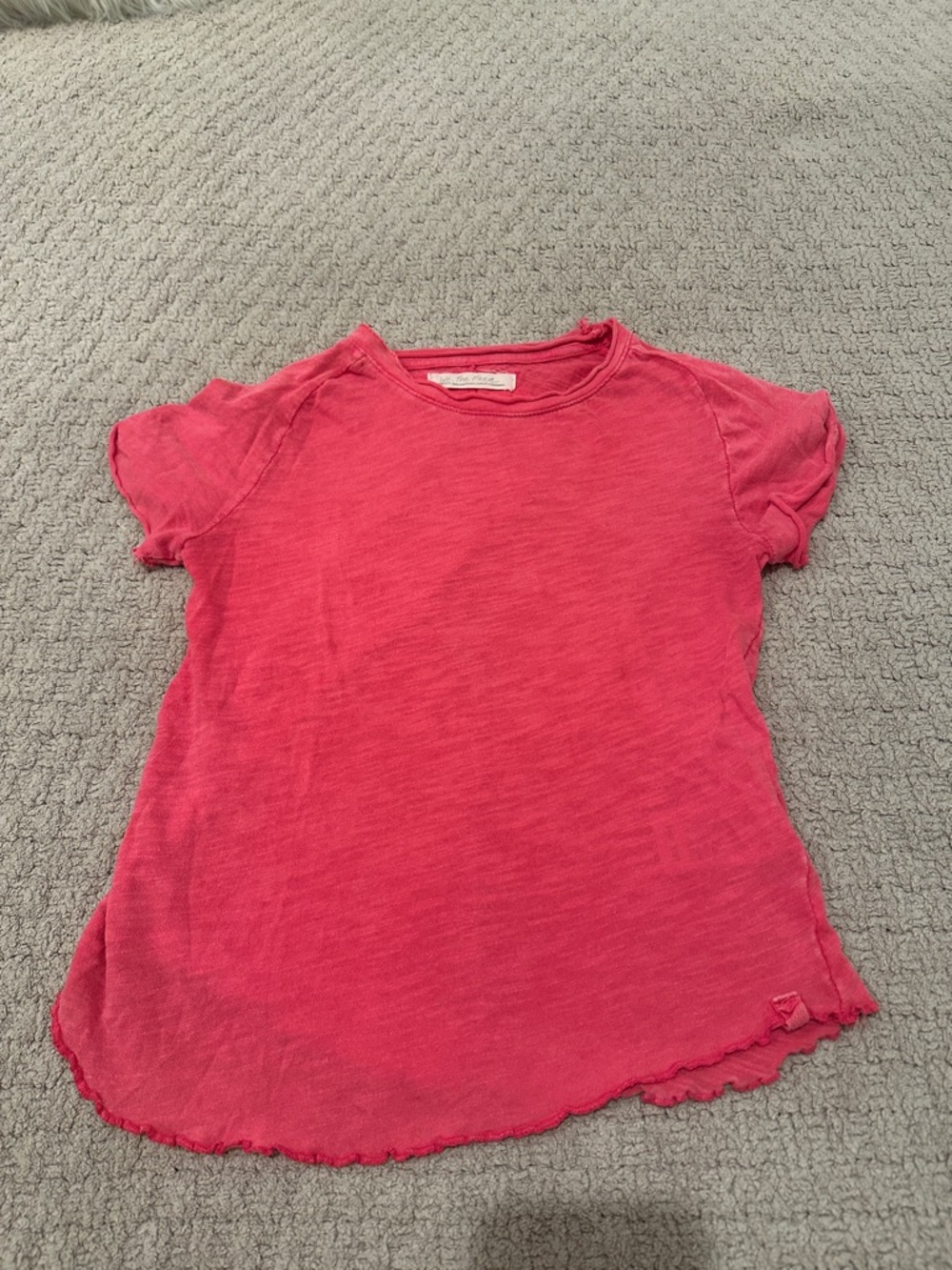 We The Free Coral Pink Short Sleeve Women’s Tee
